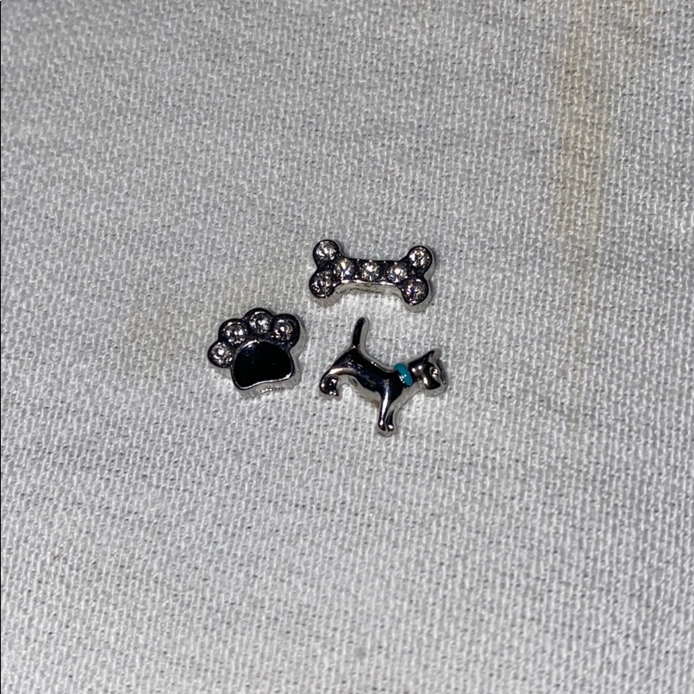 Origami owl dog charms